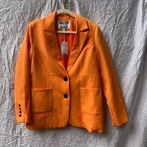 NWT Walter Baker Orange Blazer